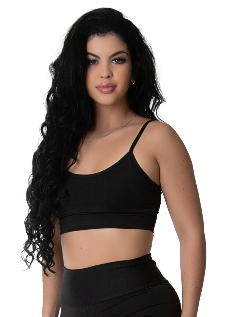 Kit 2 Conjunto Fitness Top Alça e Short bermuda Basic Premium