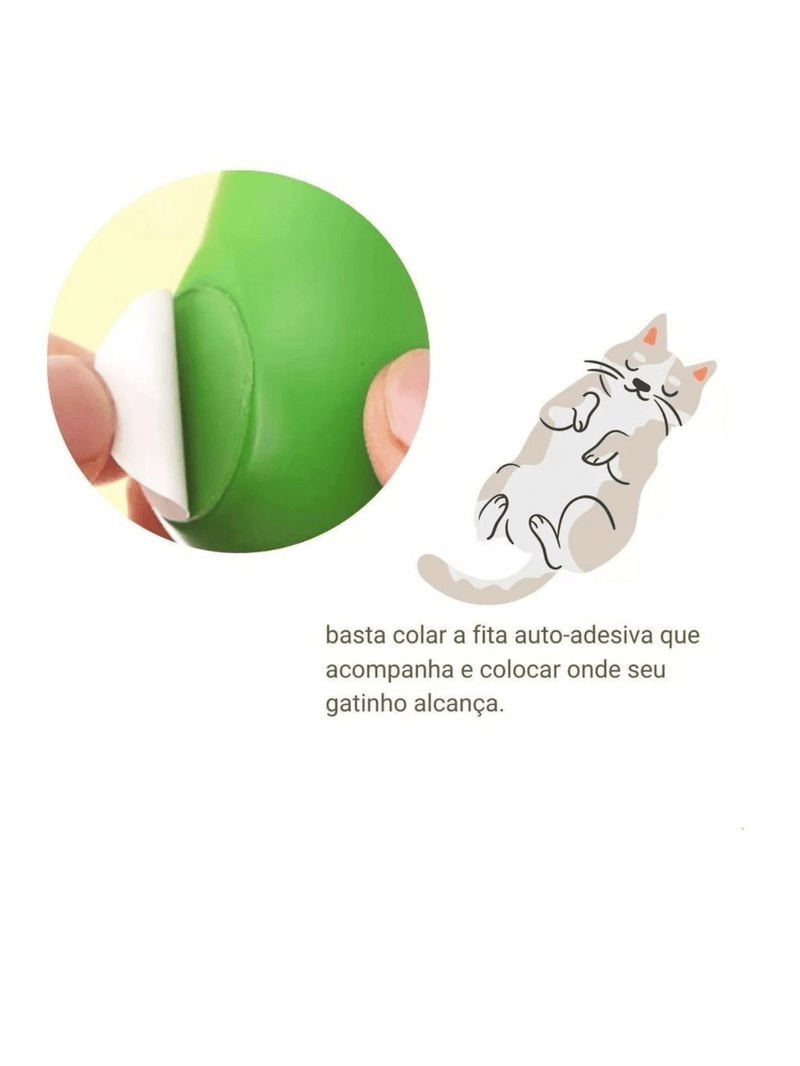 Brinquedo com Catnip LAMBE LAMBE Para Gatos Abacate