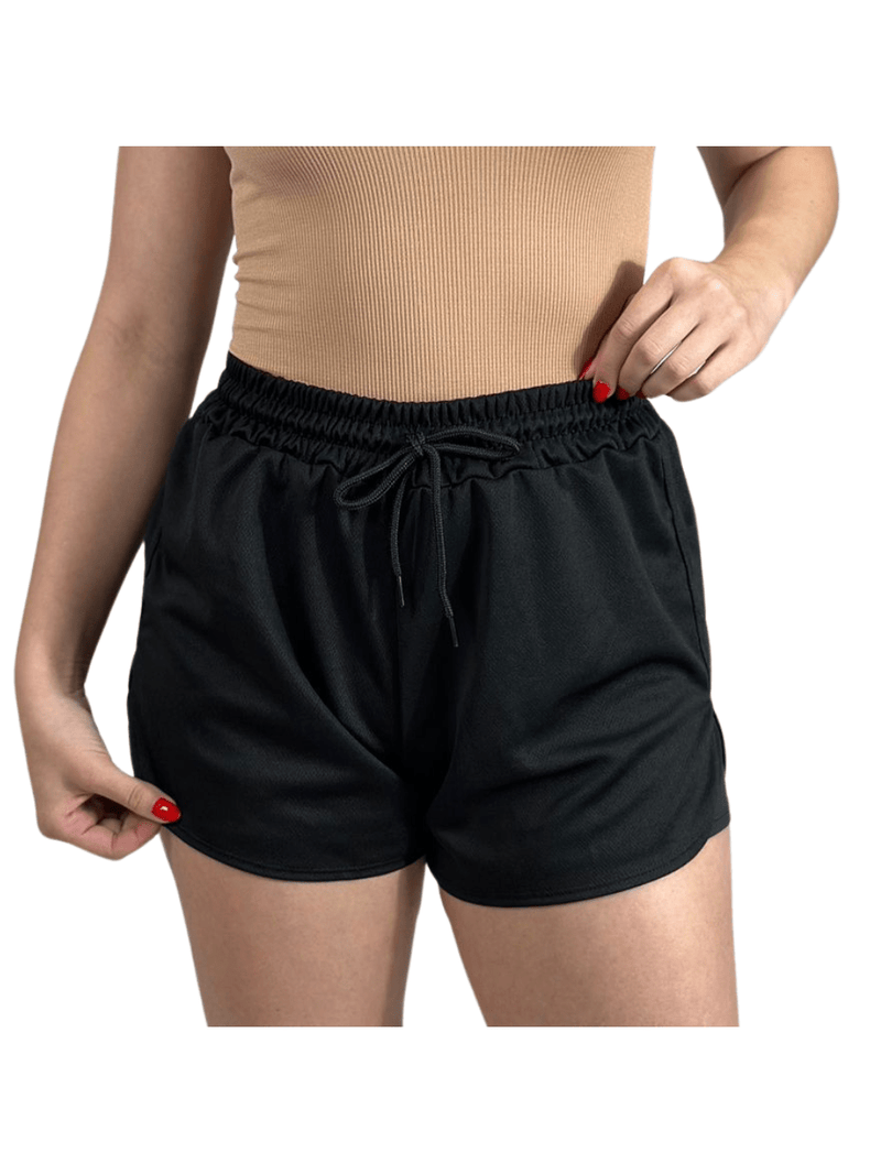 Shorts 2 em 1 Feminino Para Corrida e Academia e Bolsos Laterais Compressão