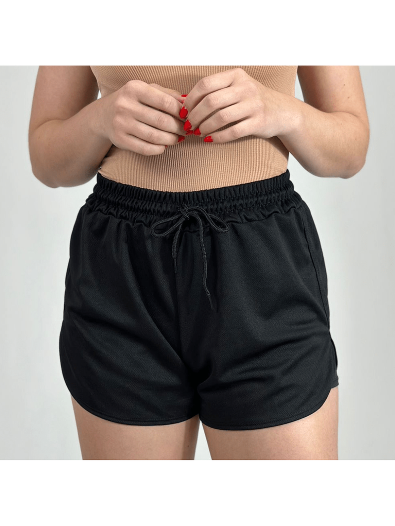 Shorts 2 em 1 Feminino Para Corrida e Academia e Bolsos Laterais Compressão