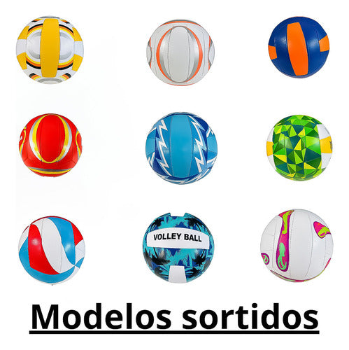 Kit Bola De Volei + Bola De Futbol + Bomba De Ar