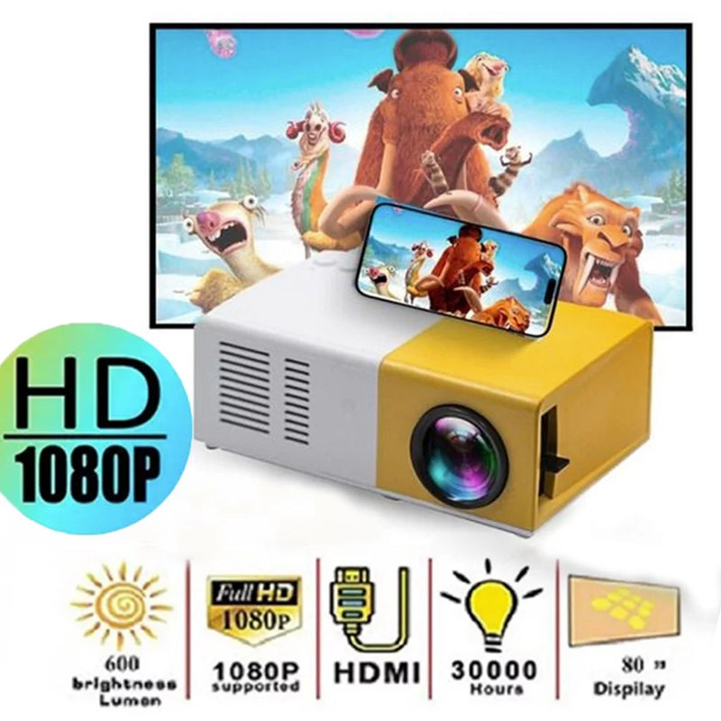 Projetor 4K HD 150 Polegadas Celular, Tv B0x, Xbox, PS, Pc, Wifi HY300 Pro Magcubic Envio Imediato